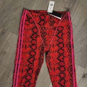 Ivy Park Ivy Heart Leggings Large Red